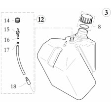 Go Kart Freeline Petrol Tank